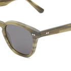 Monokel River Sunglasses in Green Demi/Grey Gradient 