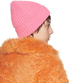 Bottega Veneta Pink Heavyweight Chenille Beanie