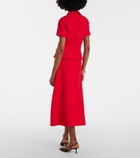 Emilia Wickstead Alexina wool crêpe midi dress
