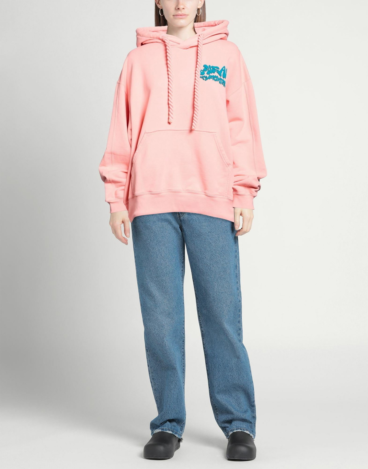Bonsai Womens Sweatshirt in Salmon pink