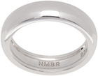 Numbering Silver Volume Small Band Ring