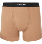 TOM FORD - Stretch-Cotton Boxer Briefs - Beige
