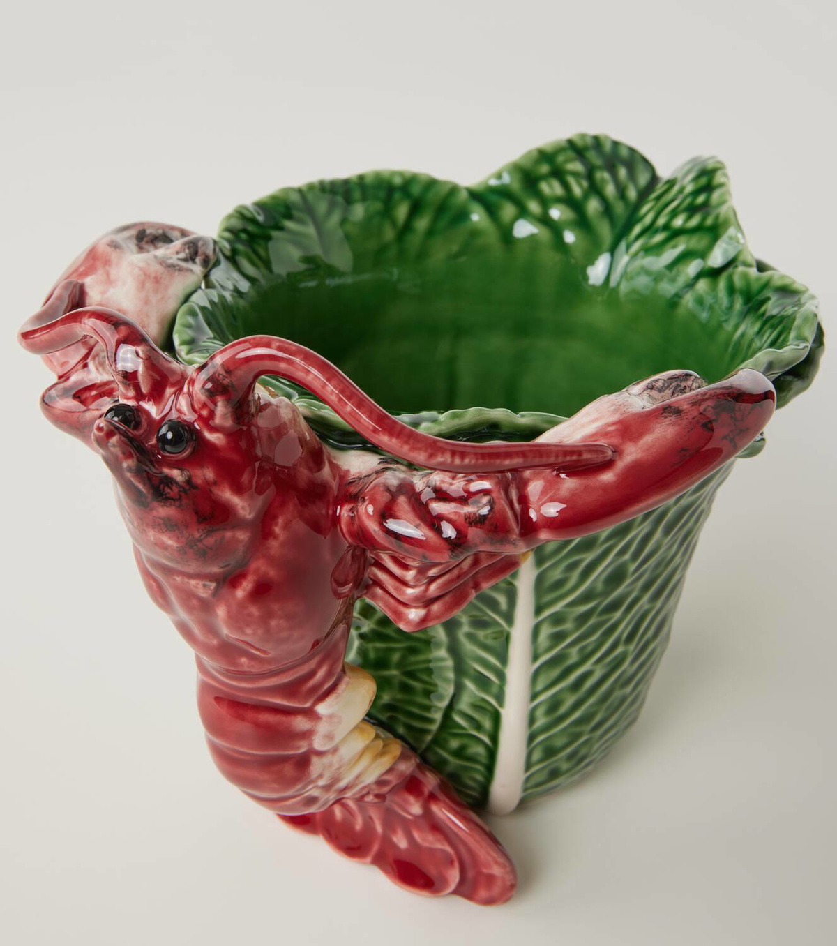 Bordallo Pinheiro Cabbage With Lobsters pitcher
