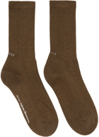 SOCKSSS Two-Pack Beige & Brown Socks