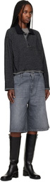 mfpen Black Cropped LS Polo