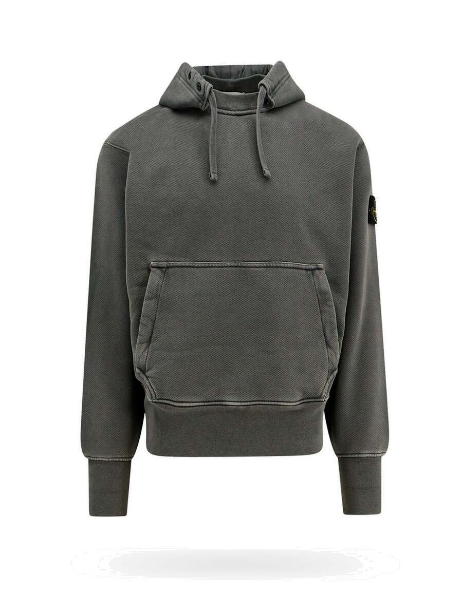 Stone Island Men's Organic Cotton Sweatshirt Grey main image 0