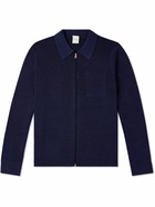 Paul Smith - Merino Wool Zip-Up Cardigan - Blue