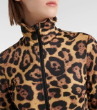 Goldbergh Cathy leopard-print ski bodysuit