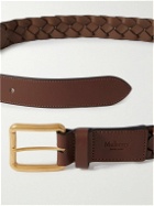 Mulberry - Heritage 3.5cm Braided Leather Belt - Brown