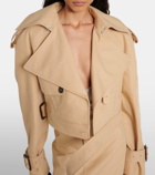 Wardrobe.NYC Cropped cotton jacket