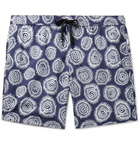 Onia - Charles Short-Length Printed Swim Shorts - Blue