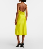 Stella McCartney Draped satin slip dress
