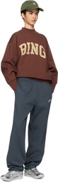 ANINE BING Navy Leone Jogger Sweatpants