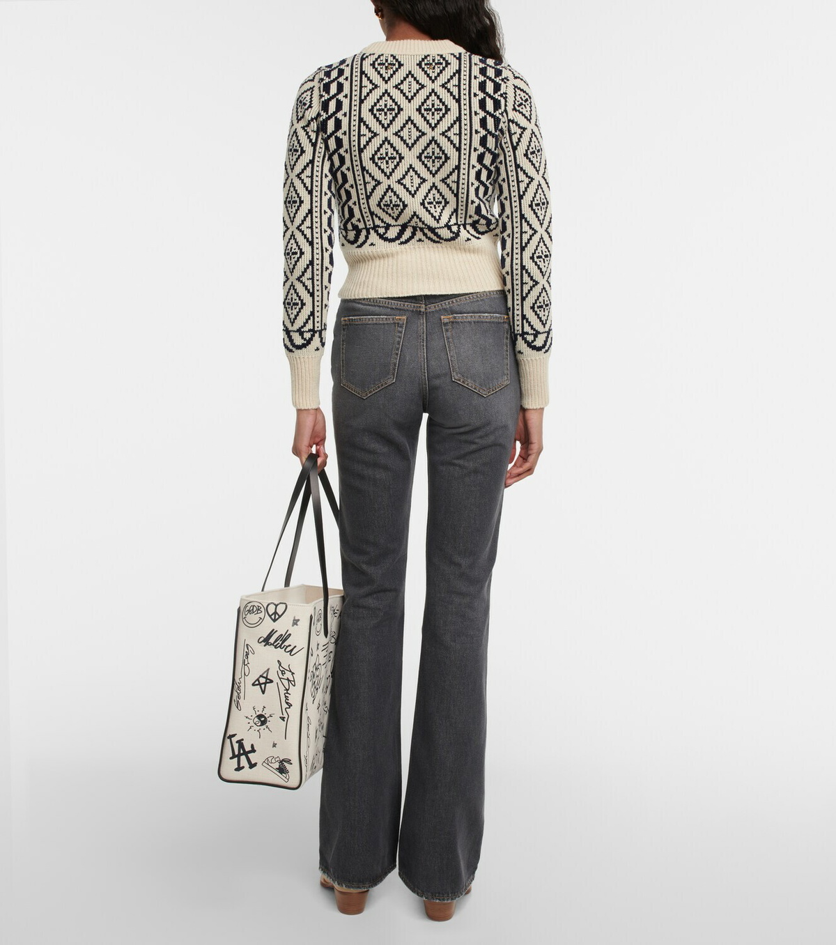 Golden Goose - Jacquard wool-blend sweater