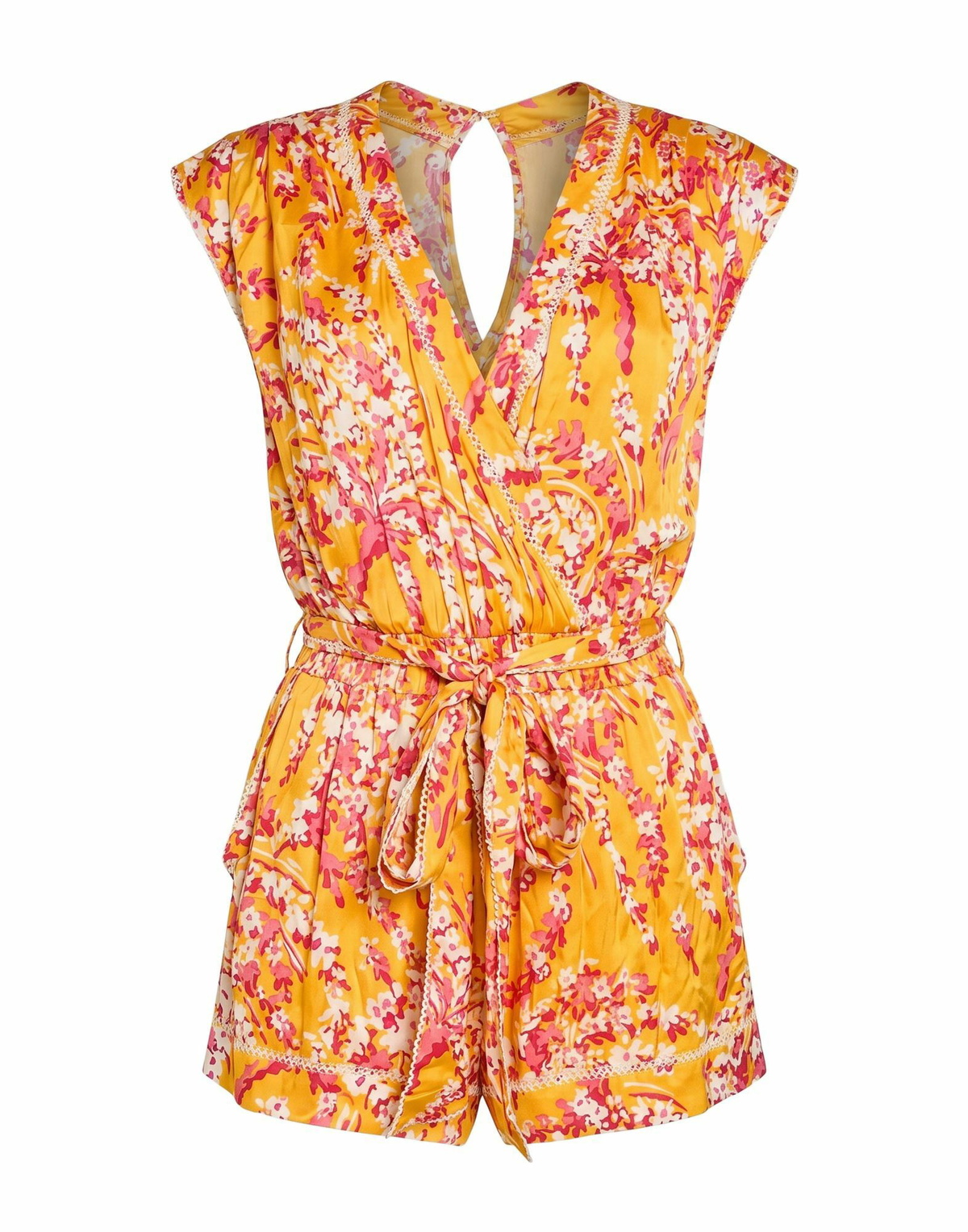 Poupette St Barth Womens Playsuit in Yellow