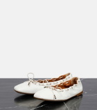 Chloe - Oracia leather ballet flats