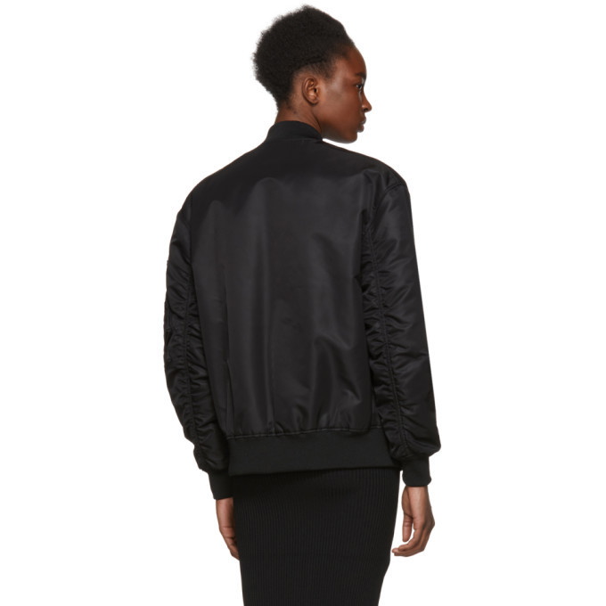 McQ Alexander McQueen Black Patches MA-1 Bomber Jacket McQ
