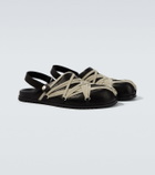 Rick Owens Megalace leather mules