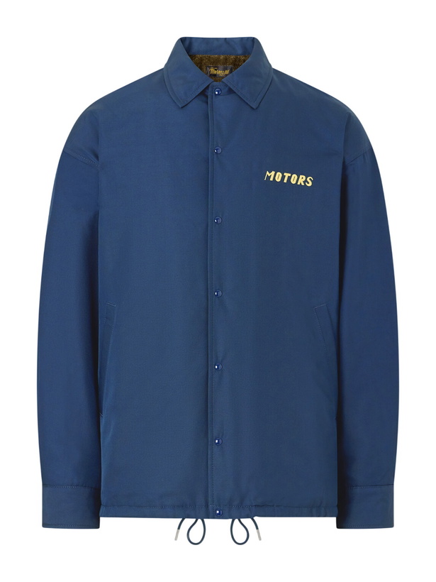 Photo: Visvim - Embroidered Wool and Silk-Blend-Gabardine Jacket - Blue