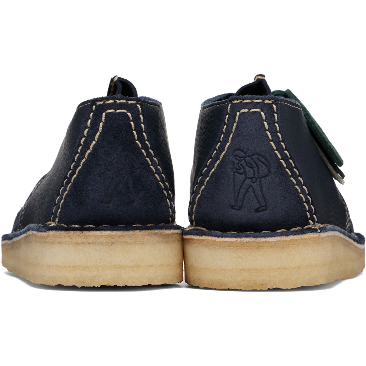Clarks Originals Navy Desert Trek Derbys