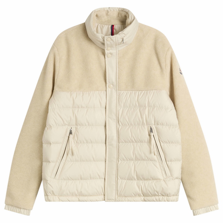 Photo: Moncler Men's Mistral Teddy Fleece Jacket in Beige