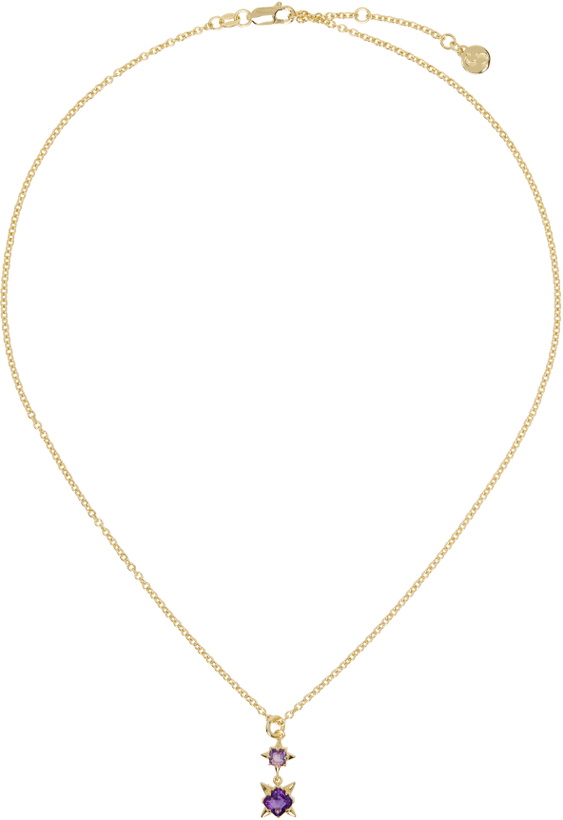 Photo: Stolen Girlfriends Club Gold Punk Rose Necklace
