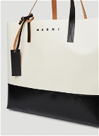 Tribeca Shopping Tote Bag in White