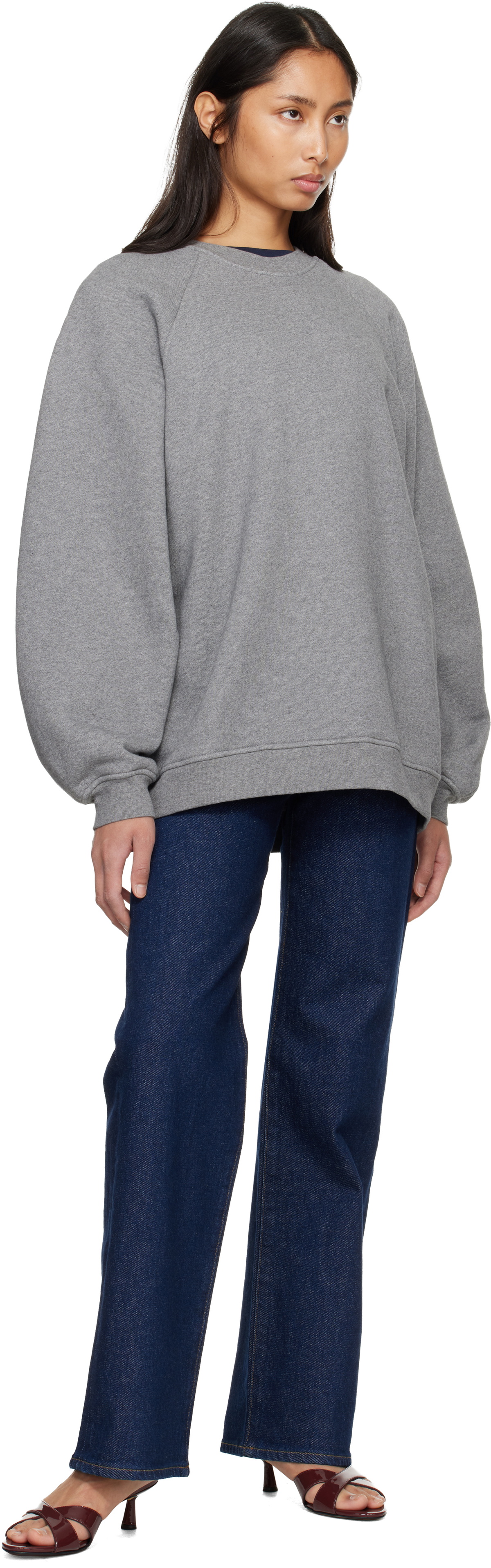 AGOLDE Gray Valma Sweatshirt