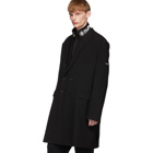 Balenciaga Black Washed Double-Breasted Coat