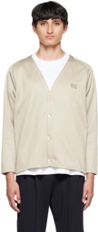 NEEDLES Beige V-Neck Cardigan