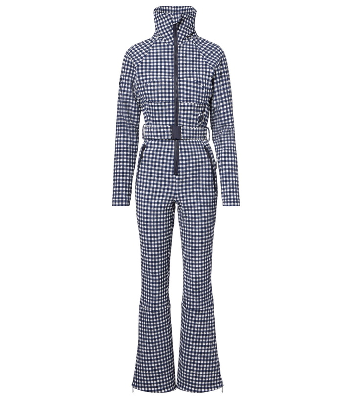 Photo: Cordova Chatel checked ski suit