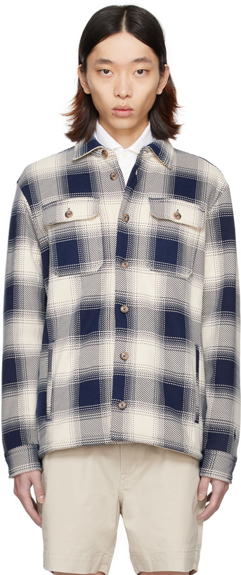 Photo: Polo Ralph Lauren Off-White & Navy Plaid Shirt