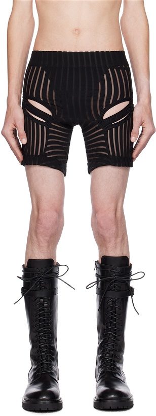 Photo: Parnell Mooney Black Striped Boxers