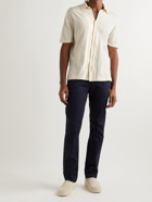 Altea - Camp-Collar Cotton Shirt - Neutrals