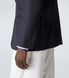 Rubinacci Single-breasted virgin wool blazer