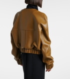 Khaite Cordan leather jacket