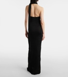 Galvan Mirage scarf-detail gown