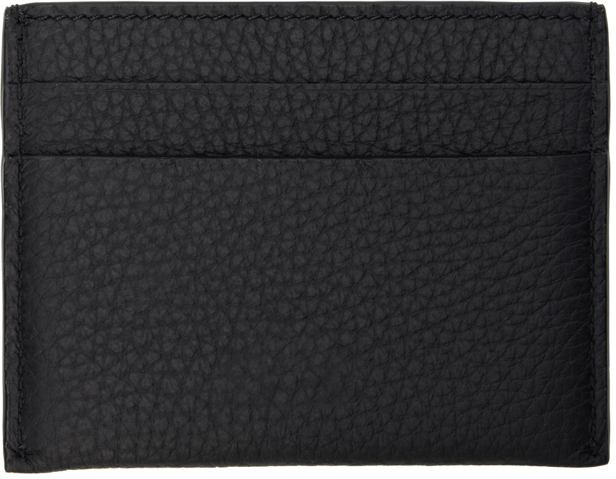 ZEGNA Black Simple Card Holder