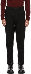 Julius Black Wool Crepe Trousers