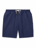 Rubinacci - Straight-Leg Mid-Length Linen Swim Shorts - Blue