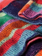 The Elder Statesman - Striped Cashmere Blanket - Multi