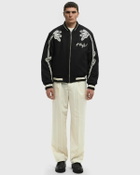 Rough. FLORAL VARSITY JACKET Brown Mens Bomber Jackets/College Jacket