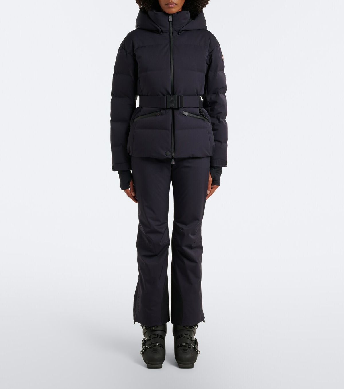 Moncler Grenoble Tolima belted down ski jacket