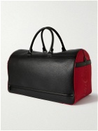 Christian Louboutin - Ruisbuddy Spiked Rubber-Trimmed Full-Grain Leather Holdall