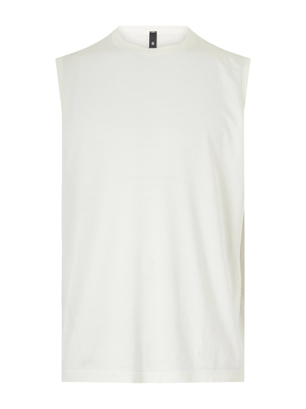 Photo: Lululemon - Metal Vent Recycled-Jersey Top - White