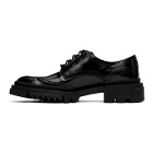Versace Black Leather Brogues