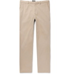 Theory - Caz Stretch-Cotton Twill Trousers - Beige