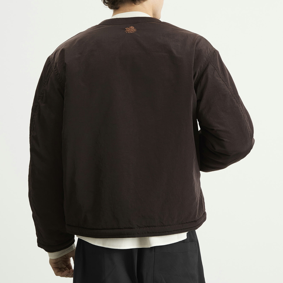 Ranra Men's Ascender Canvas Nylon Jacket And Fleece Lining in Black Coffee