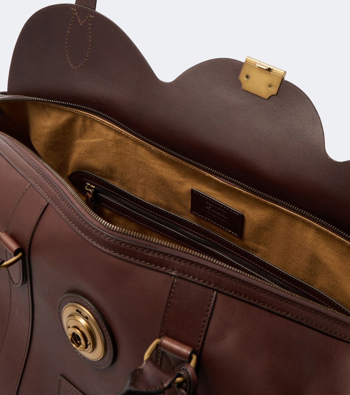Polo Ralph Lauren Heritage Lock Large leather duffel bag