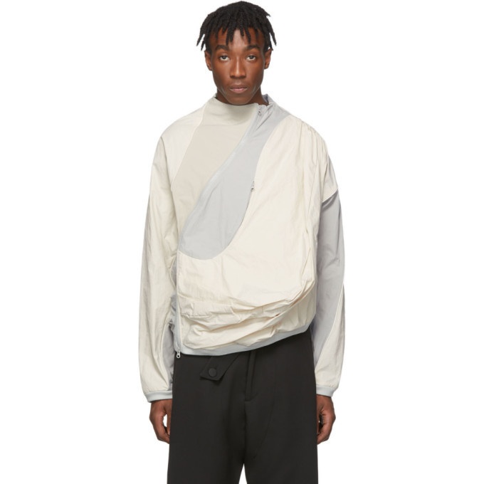 Photo: Post Archive Faction PAF Off-White and Grey 2.0 Center Jacket